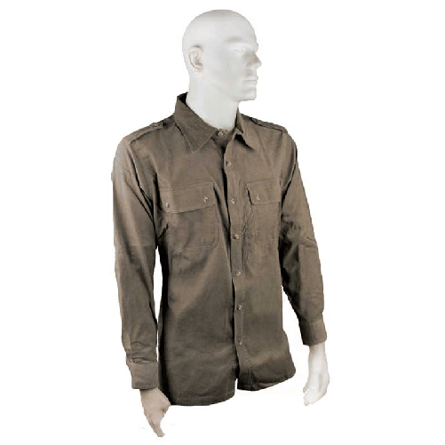 Camicia casacca uomo sportiva maniche lunghe tasche caccia sportiva velluto Beige L